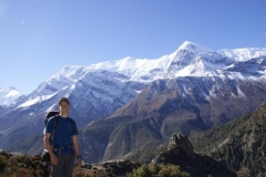 Blick aufs Annapurnamassiv