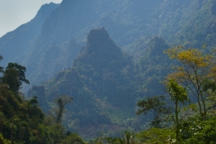 Die Karstberge von Vang Vieng